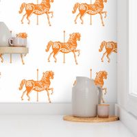 Carousel Horse in Outstanding Orange-ch