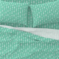 cross plus arrows sea foam green