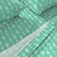 cross plus arrows sea foam green