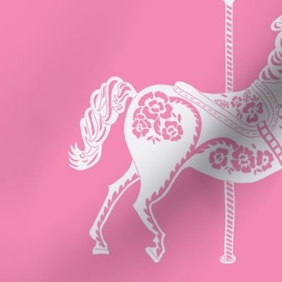 Carousel Horse in Ravishing Rose