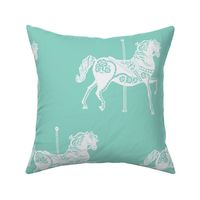 Carousel Parade in Sweet Seafoam