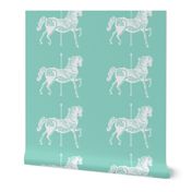 Carousel Parade in Sweet Seafoam