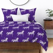 Carousel Horse in Popular Purple