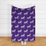 Carousel Horse in Popular Purple