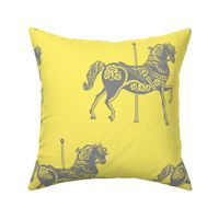 Carousel Horse in Smoky Sunshine