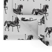 Carousel Horse in Miniature Midnight