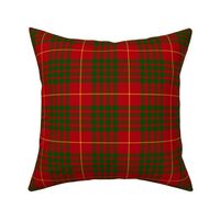 Cameron 1842 clan tartan, 4" red/green, Vestiarium Scoticum