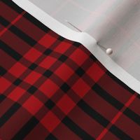 Cameron black and red tartan variant,  4" 