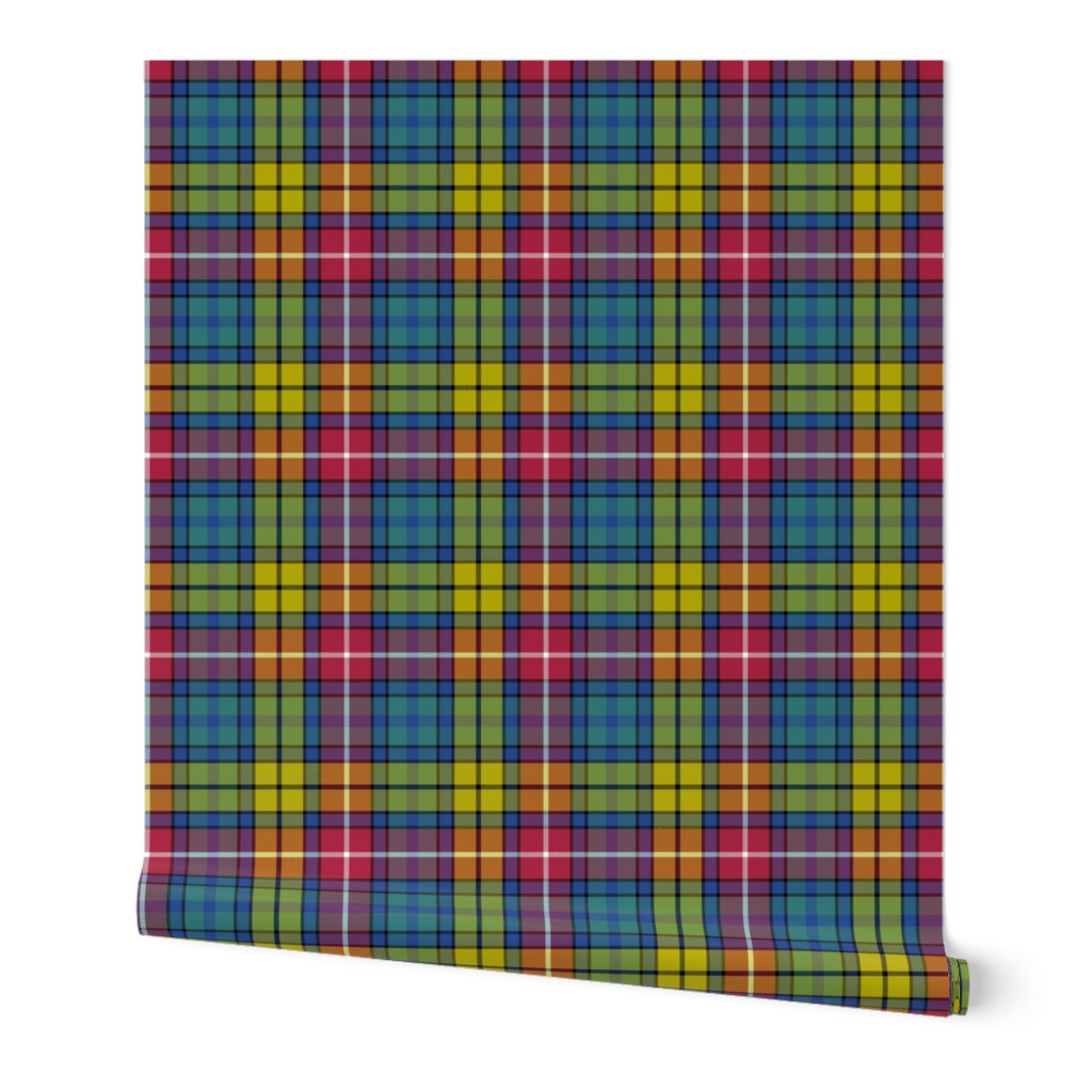 Buchanan 1800 tartan - 6" cool modern colors- Wilson's of Bannockburn