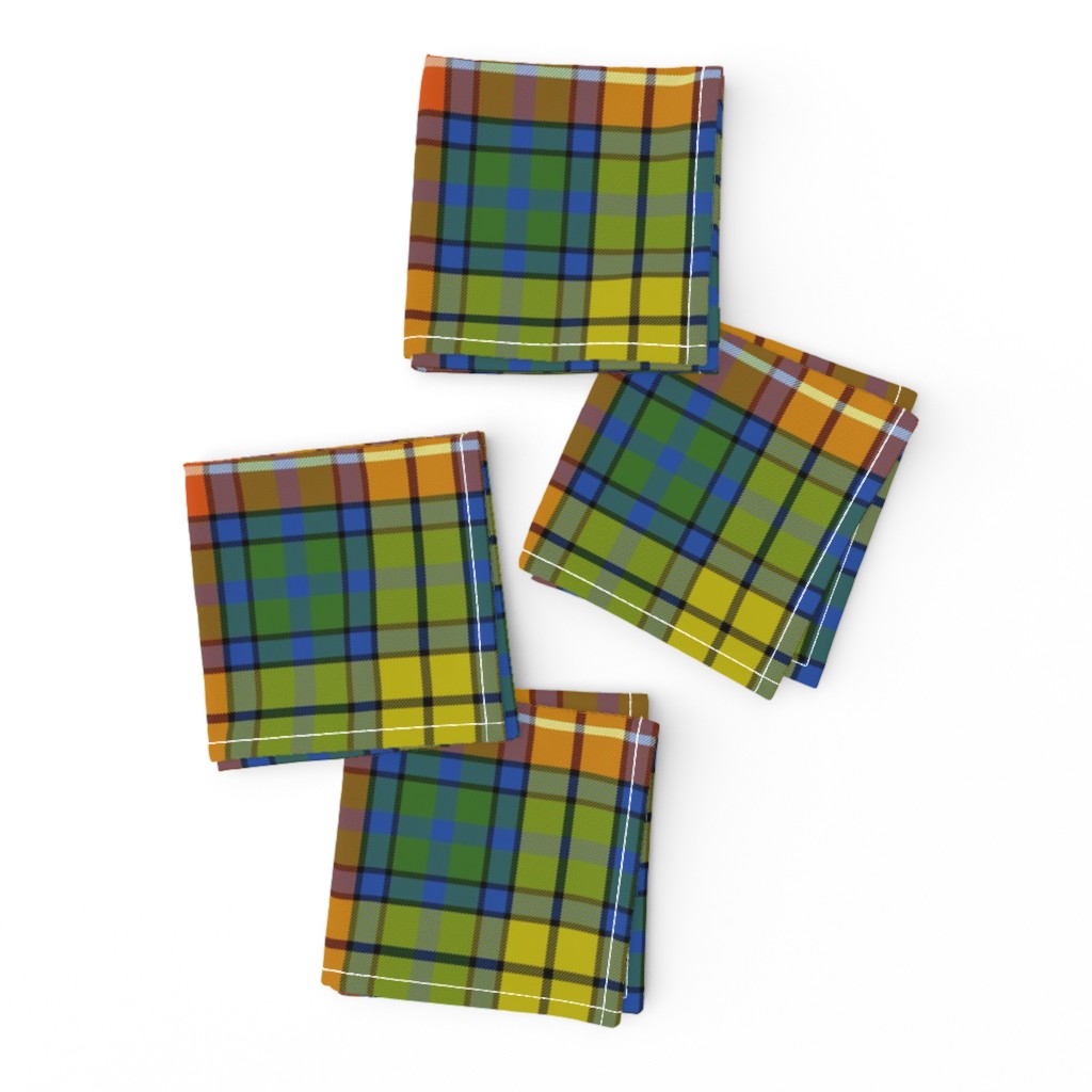 Buchanan 1800 tartan - 6" warm modern colors- Wilson's of Bannockburn