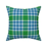 MacDonald, Lord of the Isles hunting tartan, 6" blue-green