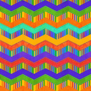 Rainbow Zigzag