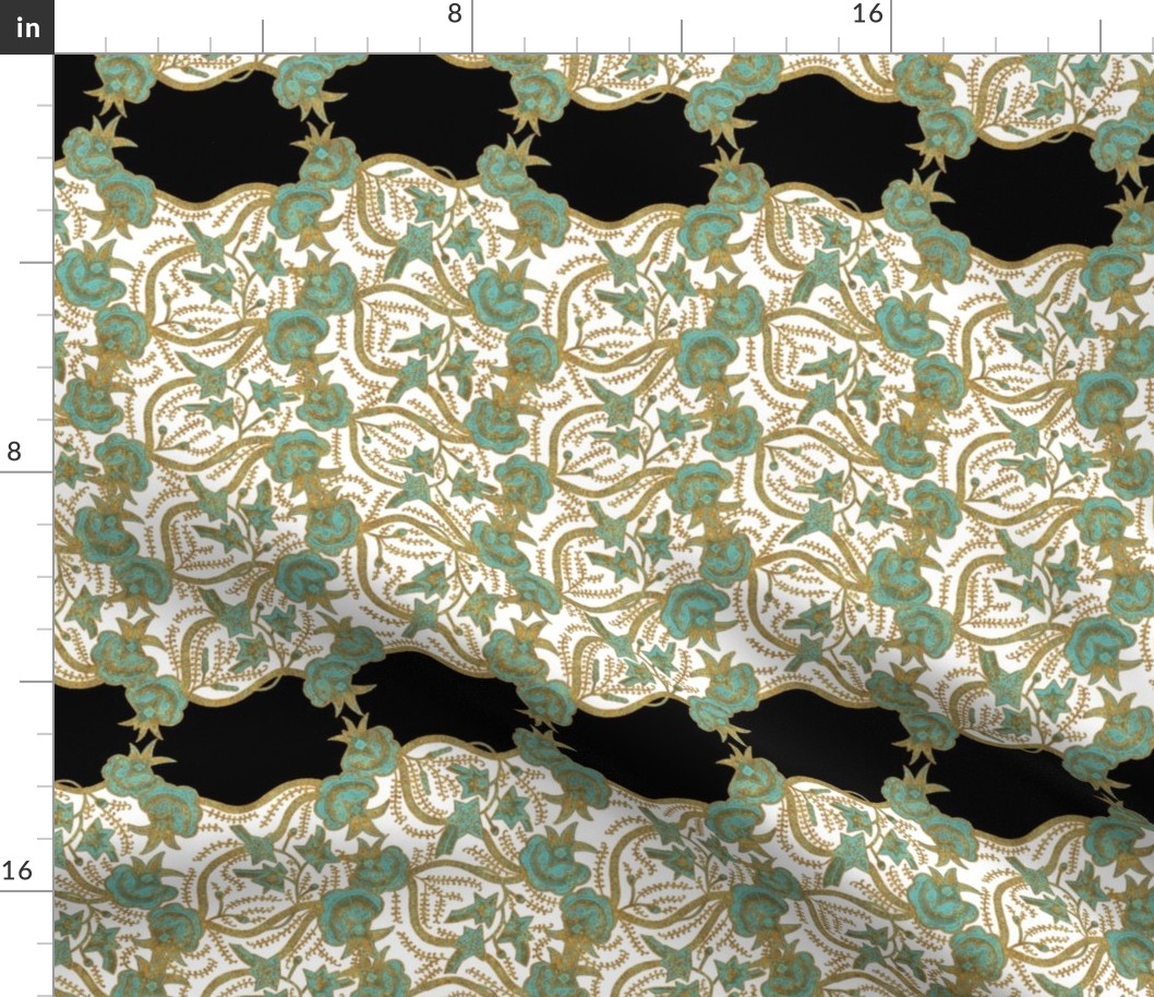 Paisley Lace ~ Verdigris 