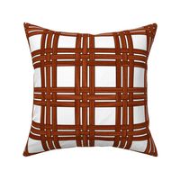 Wicker Weave ~ Mahogany