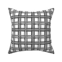 Wicker Weave ~ Black and White  