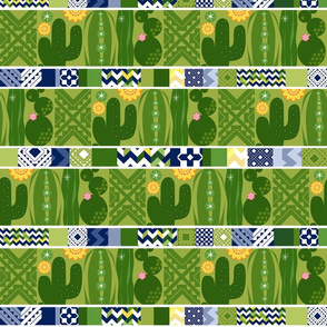 Southwest Cactus Garden_TileStripes_Med