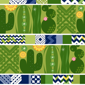 Southwest Cactus Garden_TileStripes_Lg