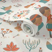 Southwestern // by petite_circus //  Baby Bedding cute kids nursery // 