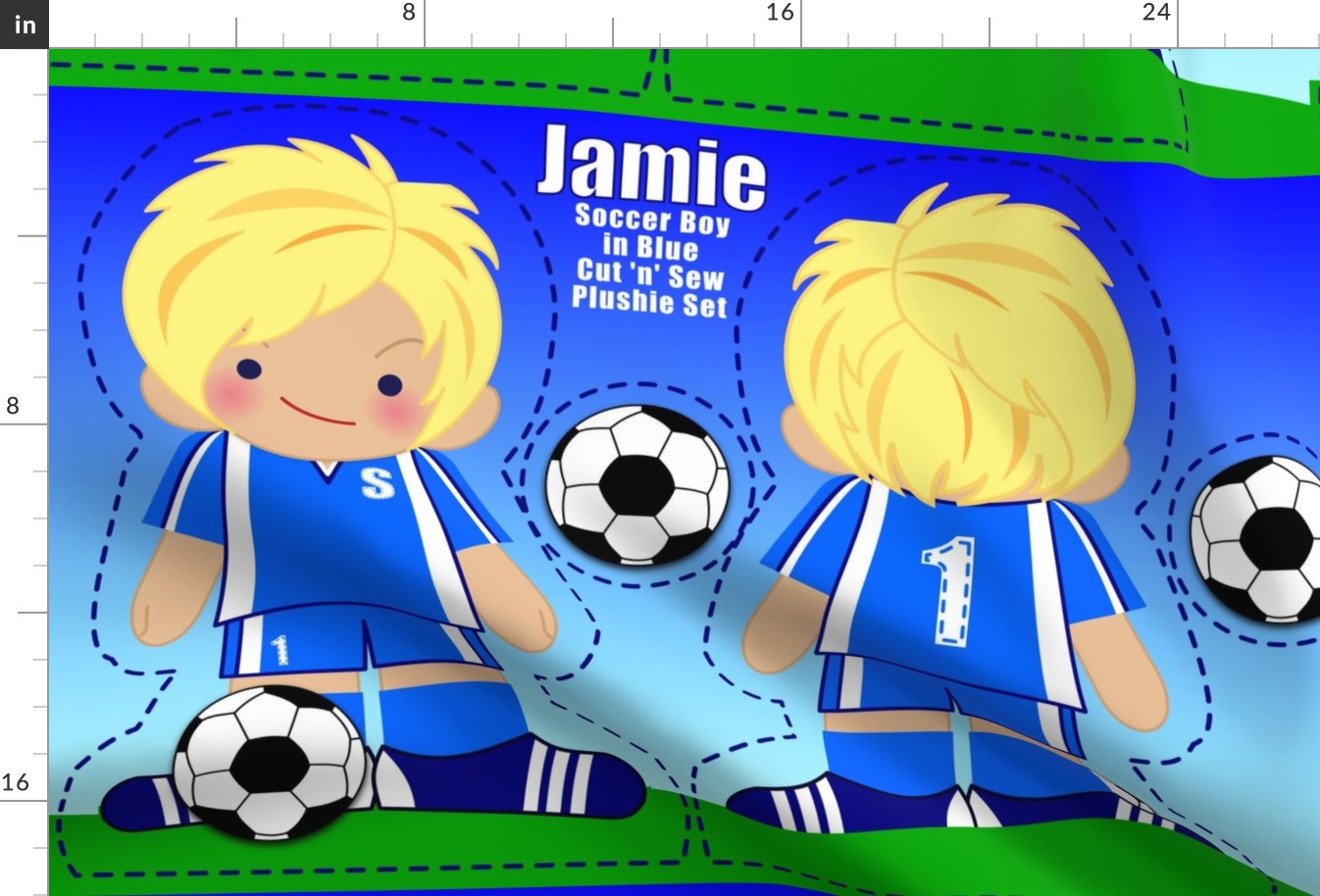 Jamie: Soccer Boy in Blue