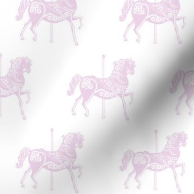 Carousel Horse in Miniature Lovely Lavender