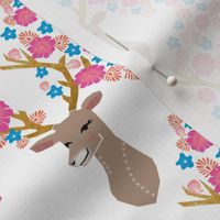 deer with flowers // antlers floral antlers flower antlers doe deer cute flowers spring florals