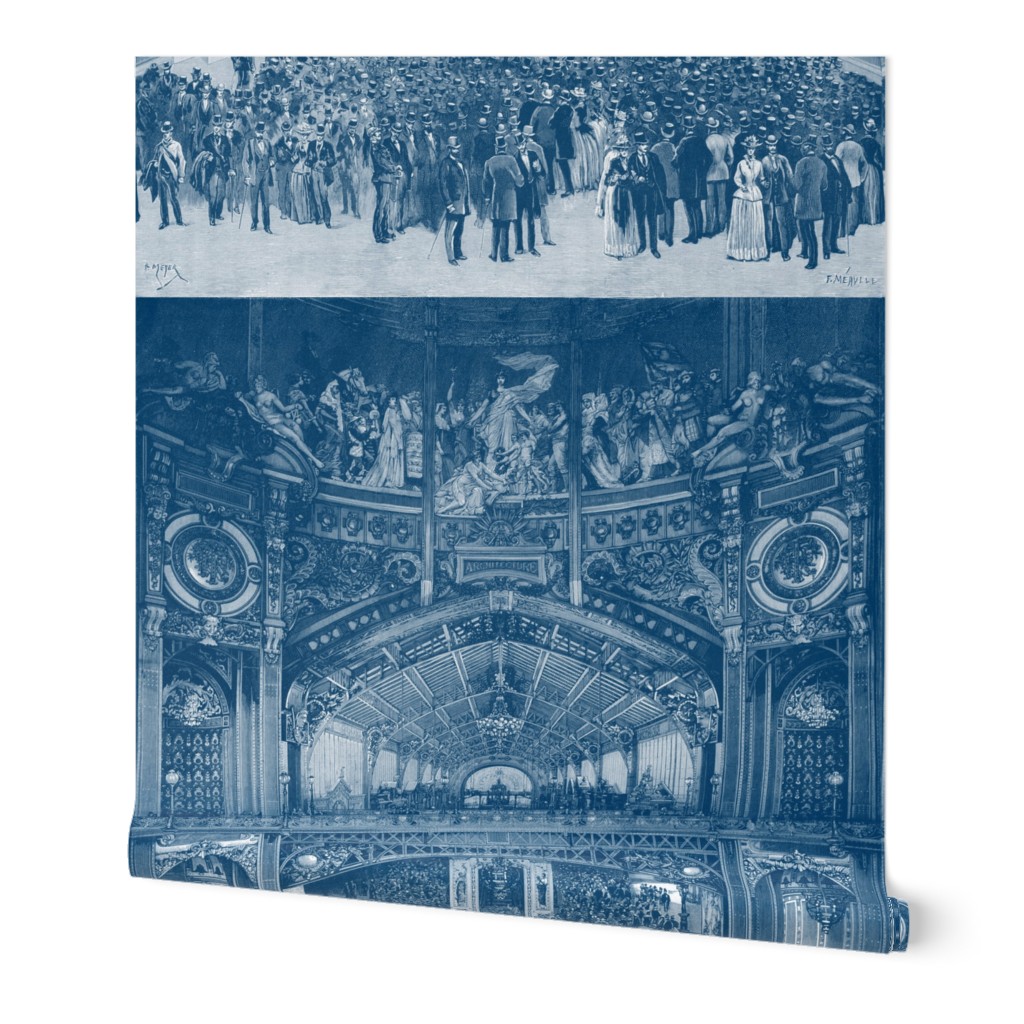 Palais Des Industries Diverses ~ Lonely Angel Blue and White
