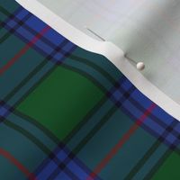 Shaw 1845 tartan, 3" bright modern colors