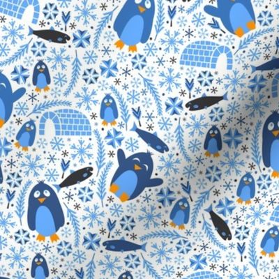 Penguin Wonderland (Blue)