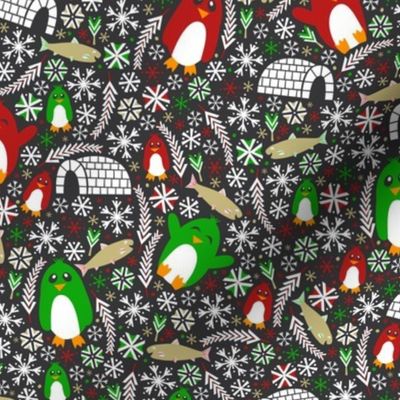 Christmas Penguin Wonderland (Dark)