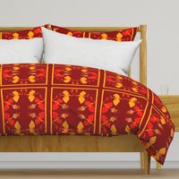 fire dragons pillow