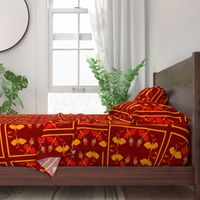 fire dragons pillow