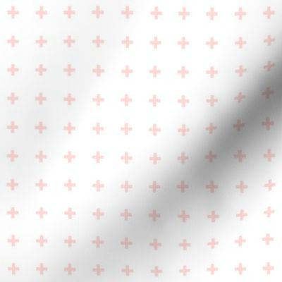 mod baby » tiny crosses coral light