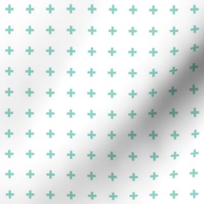 mod baby » tiny crosses mint