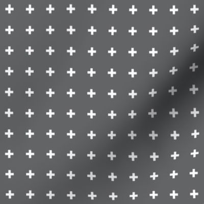 mod baby » tiny crosses on grey