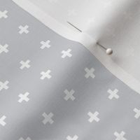 mod baby » tiny crosses on grey light