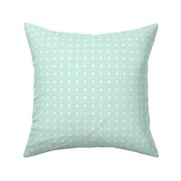 mod baby » tiny crosses on mint light