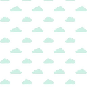 mod baby » tiny clouds mint light