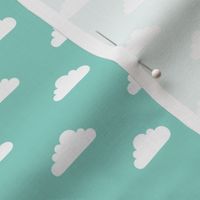 mod baby » tiny clouds on mint