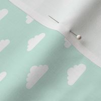 mod baby » tiny clouds on mint light