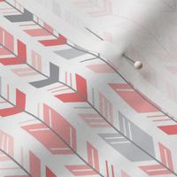 mod baby » herringbone arrows coral