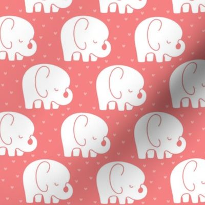 mod baby » sleepy elephants coral