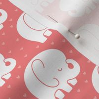 mod baby » sleepy elephants coral