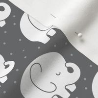 mod baby » sleepy elephants grey