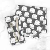 mod baby » sleepy elephants grey