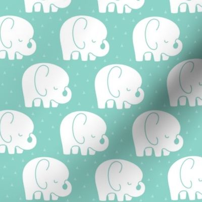 mod baby » sleepy elephants mint