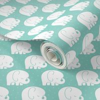 mod baby » sleepy elephants mint