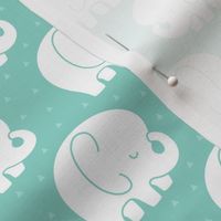 mod baby » sleepy elephants mint