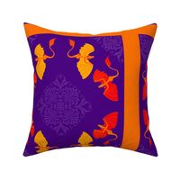 Purple Dragon pillow