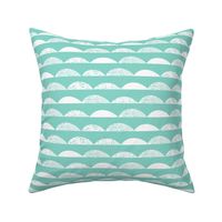 scallop // scallops mint scallop pastel scallops baby nursery coordinate kids cute