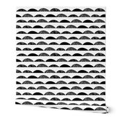 scallops // scallop black and white scallop kids nursery sweet kids nursery